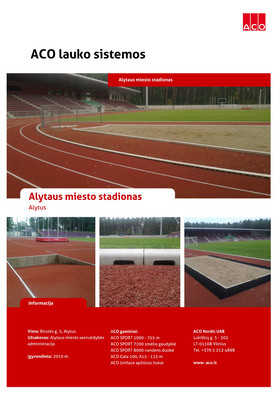 Reference. Alytaus Stadionas - Blank