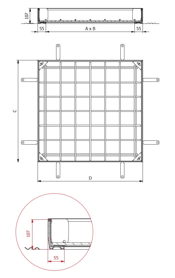 Access Cover Uniface DEEP 35 1