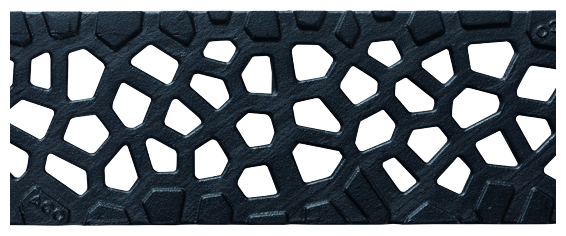 "Voronoi" grotelės