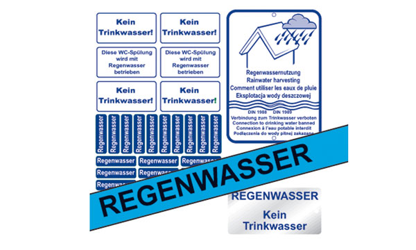 Etikettierung kein Trinkwasser