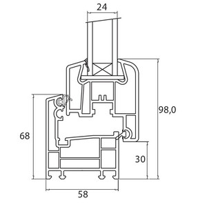 AKF SF 100 Querschnitt