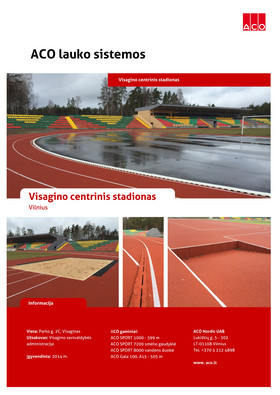 Reference. Visagino Stadionas - Blank