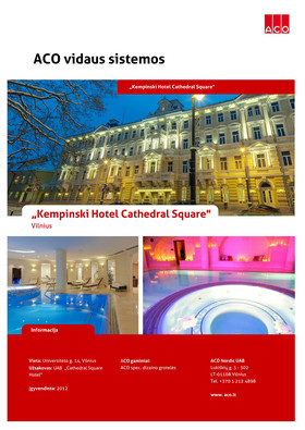 Reference. Kempinski Viesbutis - Blank
