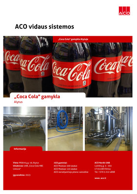 Reference. Coca Cola Alytuje - Blank