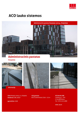 Reference. Administracinis Pastatas - Blank